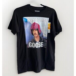 Men's  Top Gun Talk To Me Goose Graphic T-shirt Tee Size Medium
